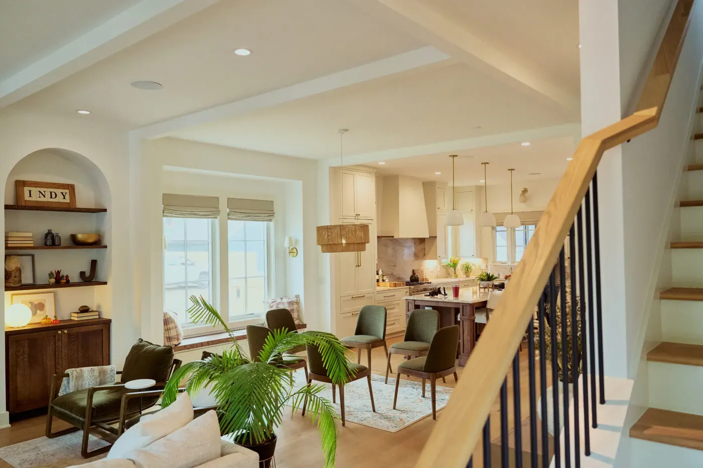 Cellular shades in a Danville living room
