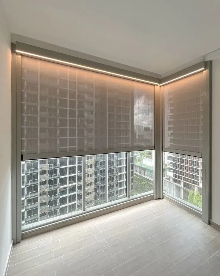 Custom shades measured and installed in Danville
